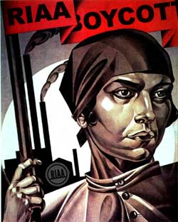 Boycott RIAA CDs and albums.